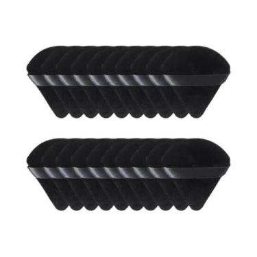 Imagem de Puff De Pó Triangular Macio E Peludo 2/5/10/20 Peças Para Uso Úmido E 