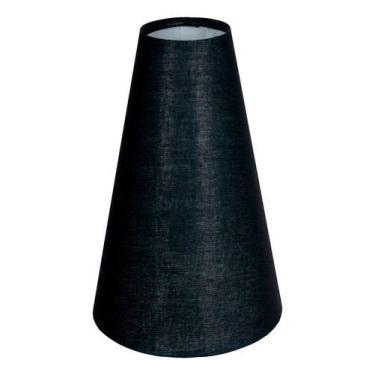 Imagem de Cúpula de Abajur luminária 25x8x19cm Tecido Algodão Soquete Nacional R