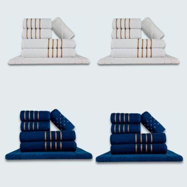 Imagem de Jogo De Toalhas 24 P?s Cole??o Montreal 100% Algod?o Br+az