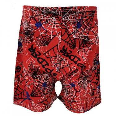 Imagem de Samba Canção Infantil Romantic Estampado Cor:Vermelho/AranhaTamanho:M 