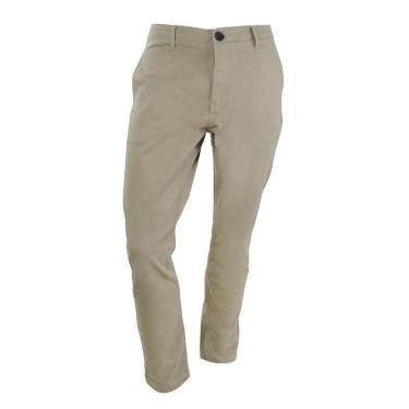 Imagem de Calça Sarja Masculina Freesurf Slim Happen Cáqui  - 11080-Masculino