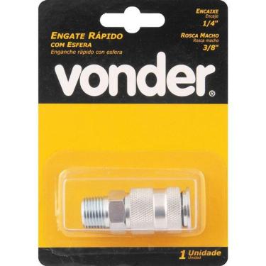 Imagem de Engate Rapido Macho 1-4x3-8 Rosca Com 1 Vonder