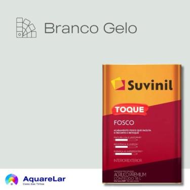 Imagem de Toque Fosco Suvinil 16L, BRANCO GELO