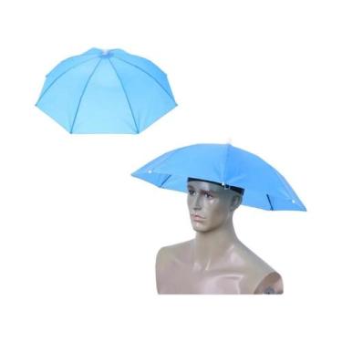 Imagem de Chapéu De Pesca Portátil Unissex, Guarda-Chuva Anti-Chuva, Boné Para E