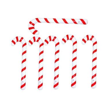 Imagem de Balões Infláveis Gigantes De Bengala Doce De 88cm (1-12 Unidades) Para