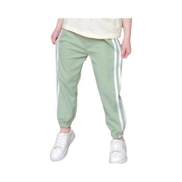 Imagem de Calças De Verão Finas De Seda Gelada Para Meninos E Meninas, Calças Ca