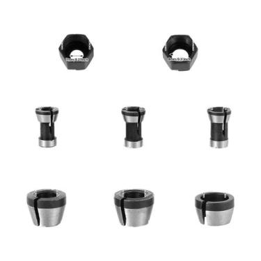 Imagem de Mandril De Fixação De Alta Precisão Para Router 6mm 6.35mm 8mm Adaptad