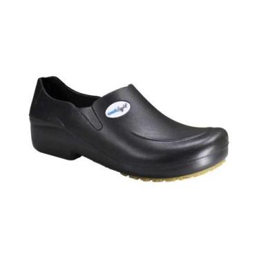 Imagem de Sapato Antiderrapante Hospital Cozinha em EVA Worklight, Preto, 33