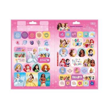 Imagem de Adesivo Duplo Tilibra G Princesas 145x232mm