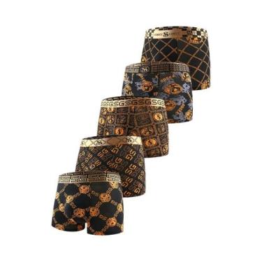 Imagem de Cuecas Boxer Masculinas De Verão Com Tecnologia Ice, Antibacterianas, 