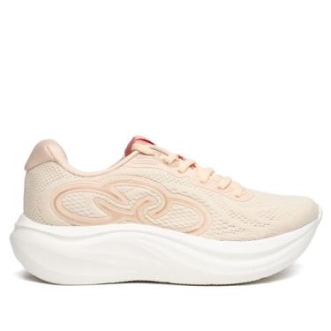 Imagem de Tênis Feminino Olympikus Rush Hypersox Eleva+ Bege/Salmão, Bege, 34