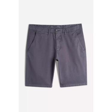 Imagem de Bermuda Chino Sarja Strech Cinza Escuro-Masculino