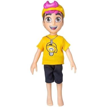 Imagem de Boneco Leozin, Baby Brink, Dos Rosa, 25 cm