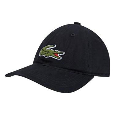 Imagem de Boné Lacoste Unissex, Preto, Único