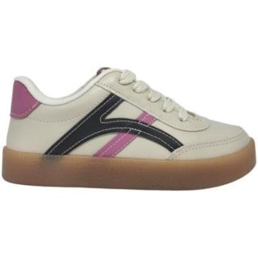 Imagem de Tênis Infantil Menina Casual Dia a Dia Passeio Escola Street Urban Style Conforto Molekinha 2582.103-Feminino