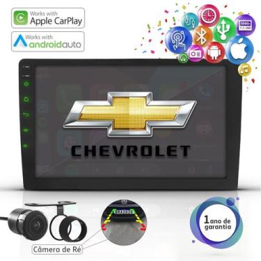 Imagem de Central Multimidia 9 Pol Apple Carplay Android Auto Bt Chevrolet - Fir