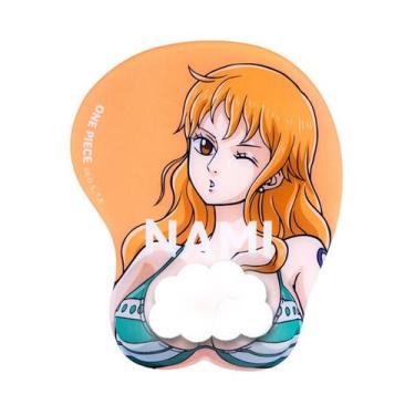 Imagem de Mouse Pad Anime Namis com suporte de descanso de pulso de silicone - y