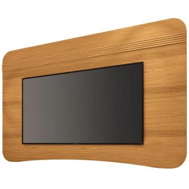Imagem de Painel Para TV 80 Pol Orgânico 200cm Ermione B01 Cinamomo - Lyam Decor