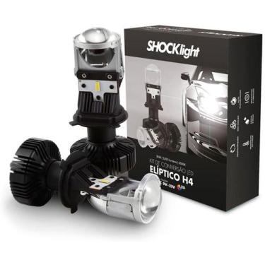 Imagem de Lâmpada De Led H4 Mini Projetor Canhão Eliptico Shocklight