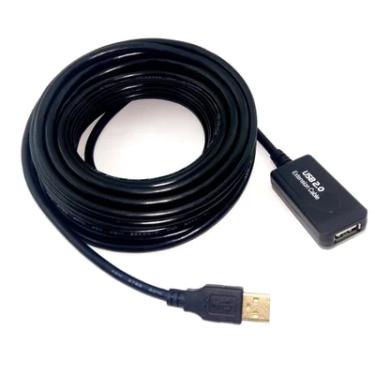 Imagem de Extensor Win Cabos USB Ativo Com Repetidor USB, A Macho X A Fêmea, 10 Metros