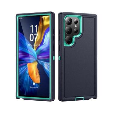 Imagem de Capa Híbrida 3 Em 1 Resistente a Impactos Para Samsung S25 S24 S23 plu