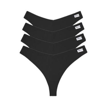 Imagem de Conjunto De Calcinhas De Algodão Waffle Para Mulheres, Sexy, Com Cintu