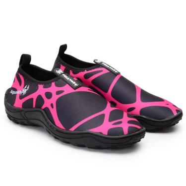 Imagem de Sapatilha Aquatica Feminina Neoprene Estampado Leveza Proteção Térmica Esportes Náutico...