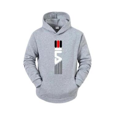Imagem de Conjunto De Moletom Masculino Com Capuz E Calças De Fleece 2 Peças Cas