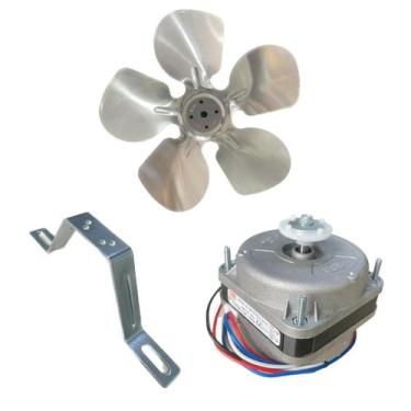 Imagem de Micro Motor Ventilador 1/40 Hélice Alumínio Freezer Balcão - Karisfrio