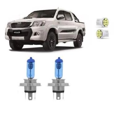 Imagem de Lâmpadas Hilux 2014 2015 2016 2017 2018 Alto Baixo Farolete - TIGER AU