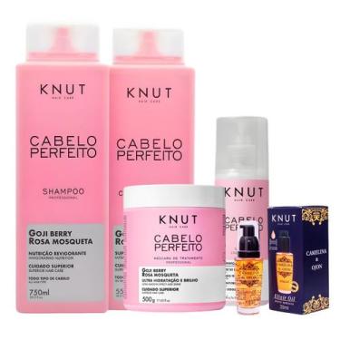Imagem de Kit Knut Shamp Cond + Masc + Leave In + Oleo Ojon
