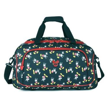 Imagem de Bolsa Sacola Viagem Transversal Passeio Mickey Mouse Disney, Preto