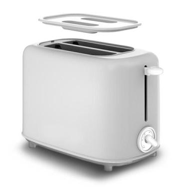 Imagem de Torradeira Estocasa 650w com 6 Níveis de Tostagem Branco Rosa Verde 11