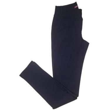 Imagem de Calça Feminina Bengaline Skinny Slim Social Plus Size Alto Conforto - 