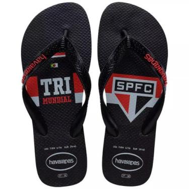 Imagem de Chinelo Havaianas Legitima Top Times São Paulo Futebol Clube, 39/40, P