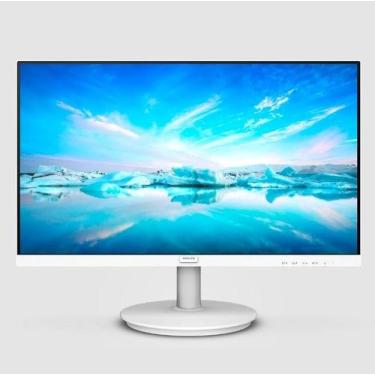 Imagem de Monitor Philips 221V8LW LED 21,5 Pol 102 PPI 75 Hz VGA HDMI Branco