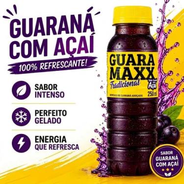 Imagem de Guaraná Açaí Guara Maxx Tradicional 250ml Energético Refrescante Origi
