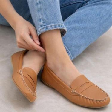 Imagem de Sapatilha Mocassim Feminino Vizzano Confortável 1465.100 Cor:CarameloT