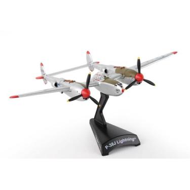 Imagem de Miniatura Avião Caça Guerra Americano Lockheed P-38 1/115 - DRIVE MINI