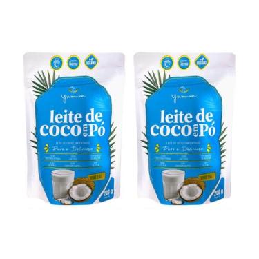 Imagem de Kit 2 Leite de Coco em Pó 100% Puro Yamuna 200g Sem Lactose