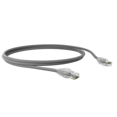 Imagem de Patch CORD U/UTP Sohoplus CAT.6 - CMX - T568A/B - 2.5M - Cinza 35120102