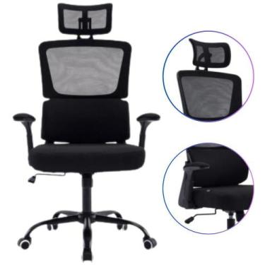 Imagem de Cadeira Gamer e Escritório Confortável Ergonômica Com Apoio de Braço  