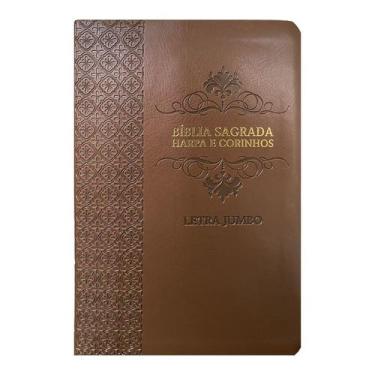 Imagem de Bíblia Sagrada Gigante Letra Jumbo ARC Almeida Revista Corrigid co Har