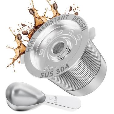 Imagem de Cápsula K Reutilizável NESSUS em Aço Inoxidável para Keurig 1.0