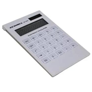 Imagem de Calculadora Eletrônica Escritório 12 dígitos 8 funções - ECOODA