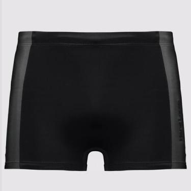 Imagem de Sunga Hang Loose Boxer com Recorte Preto e Cinza, P