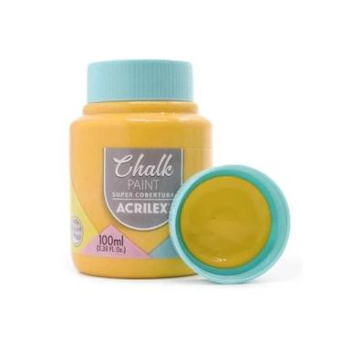 Imagem de Tinta Chalk Paint 454 100ml Curcuma Acrilex