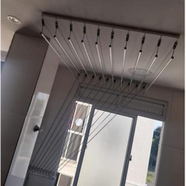 Imagem de Varal de teto com 8 varetas individuais de 100cm