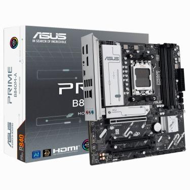 Imagem de Placa Mãe Asus Prime B840M-A com Socket AM5 e DDR5 para Gaming com RGB Otimizada e Pcie 4.0