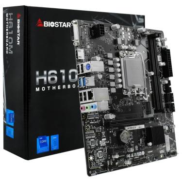 Imagem de Placa Mãe Biostar H610MHD D5 com Suporte DDR5 e Pcie 4.0 Socket LGA 1700 2x DDR5 4800MHZ USB 3.2 GEN1